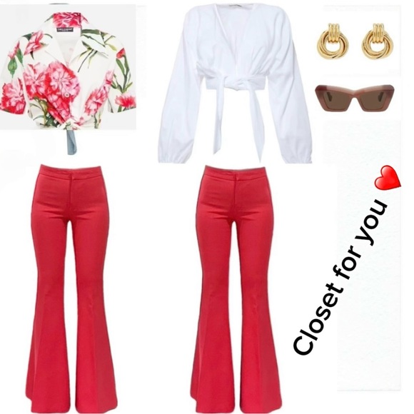 VICTORIA BECKHAM Flared pants Size 2-4 - Picture 9 of 12